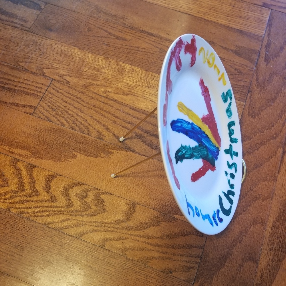 6 Plate holders (Brass Plated Stands)